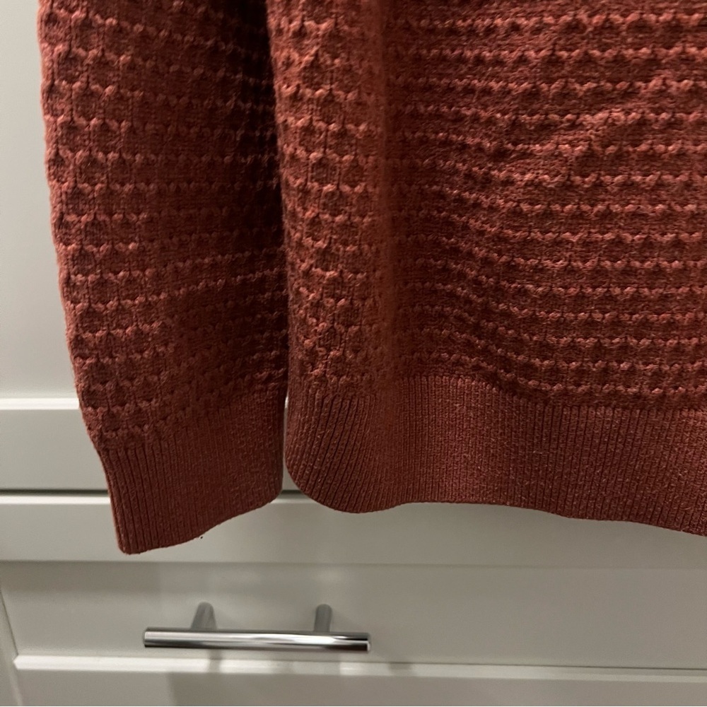 DENVER HAYES Rust Color Sweater Women's Size XL - Picture 4 of 10